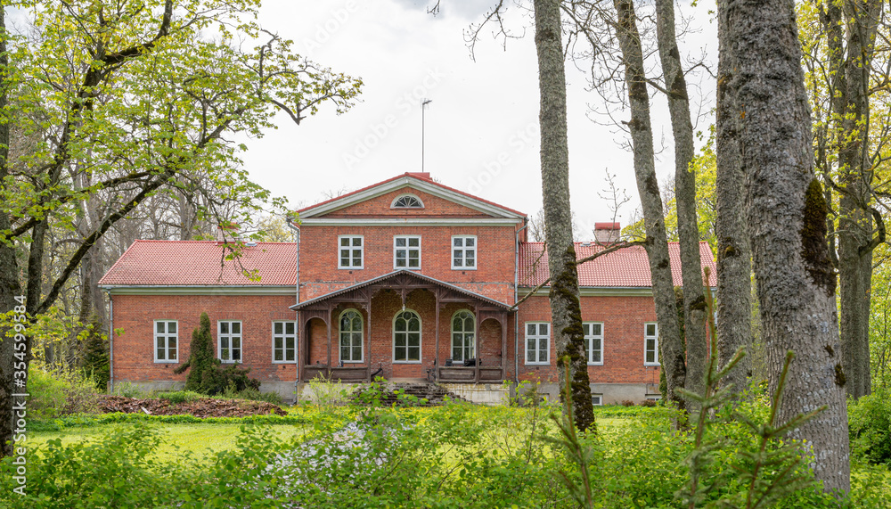 estonian stone manor view