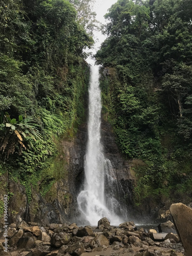 waterfall in the Bali waterfall in the Bali