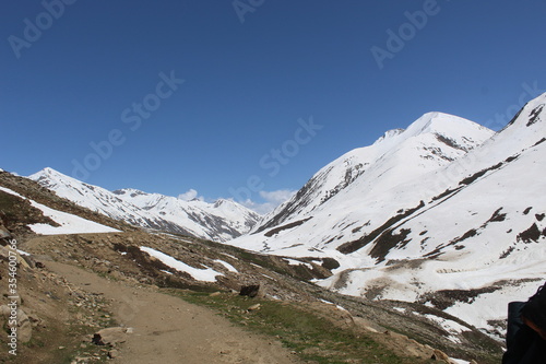mountain landscape with snow. Hamalian region 
