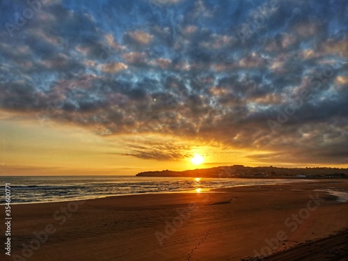 sunset on the beach © Rodrguez