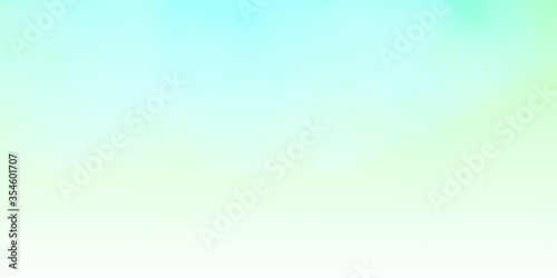Light Green vector backdrop with cumulus. Abstract illustration with colorful gradient clouds. Pattern for your commercials.