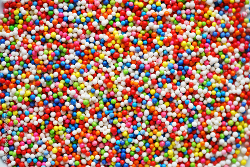 close up of colorful sparkling sugar background