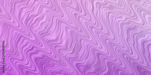 Light Pink vector background with wry lines. Bright sample with colorful bent lines, shapes. Pattern for commercials, ads.