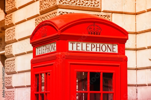 London telephone. Filtered colors style.