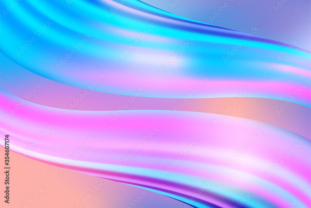 Modern colorful flow background. Wave liquid shape in blue and pink colors poster. Template for your design project. Vector illustration. Modern colorful flow background. Wave liquid shape in blue and pink colors poster. Template for your design project. Vector illustration.
