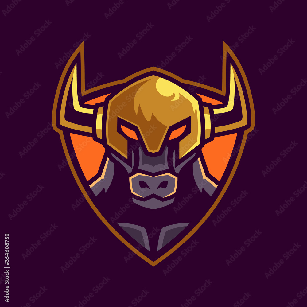 Minotaur Bull sport logo design Minotaur Bull sport logo design