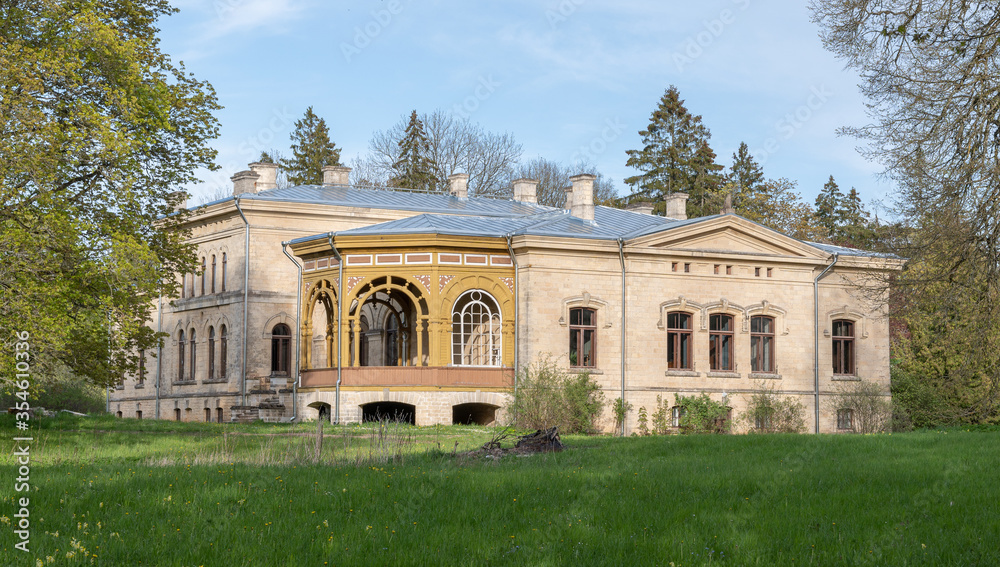 old manor in estonia europe