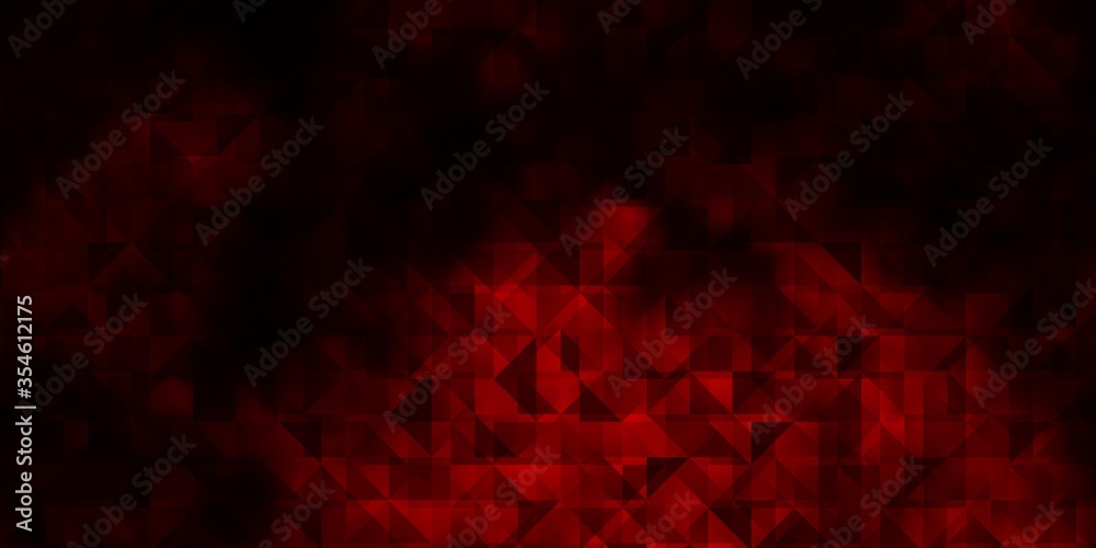 Dark Red vector layout with lines, triangles. Dark Red vector layout with lines, triangles.