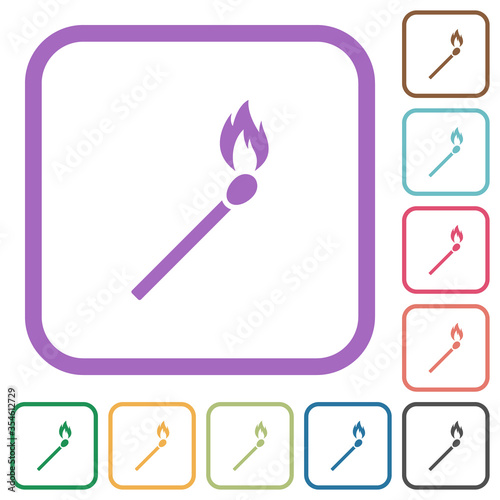Matchstick simple icons