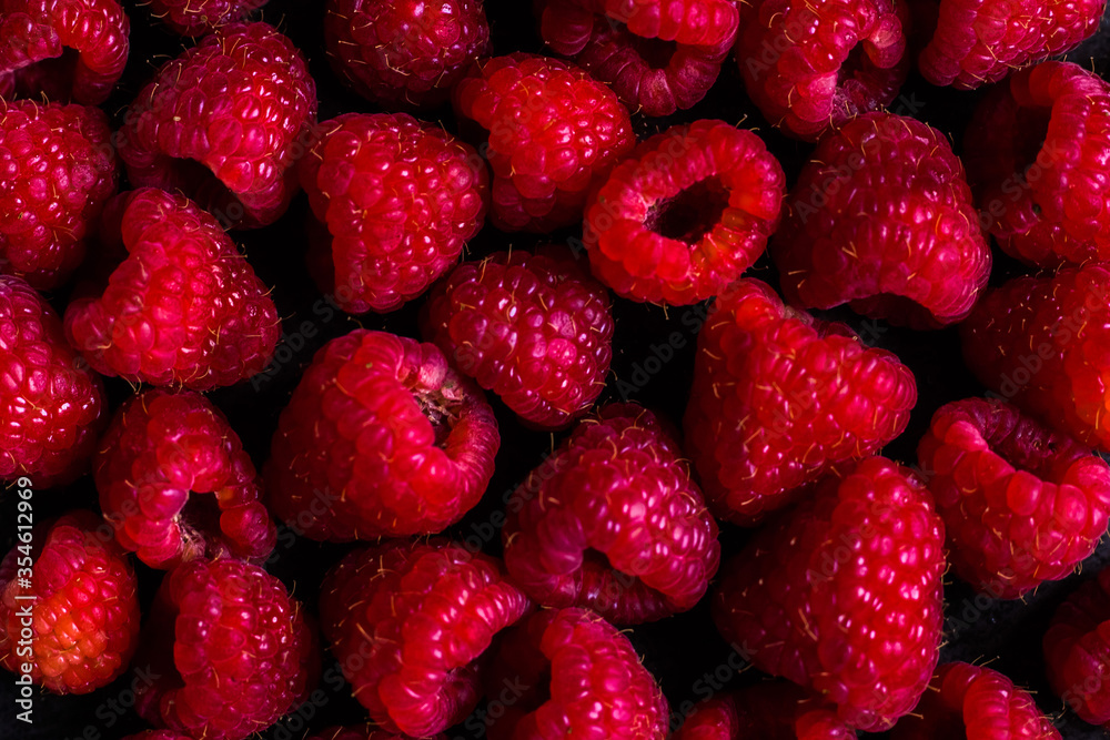 close up of fresh raspberry close up of fresh raspberry