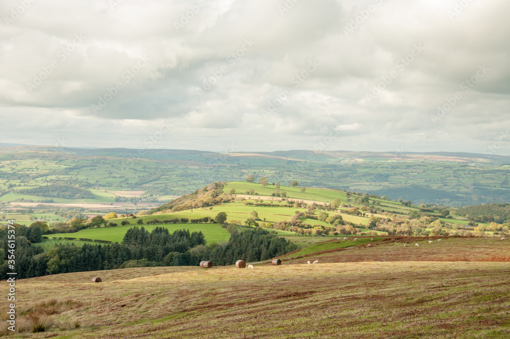 Autumn landscape in the Brecon beacons