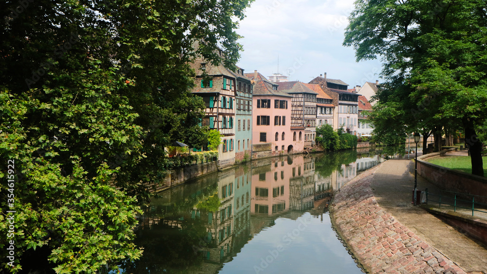 Viertel Petite France in Straßburg, Frankreich, Europa