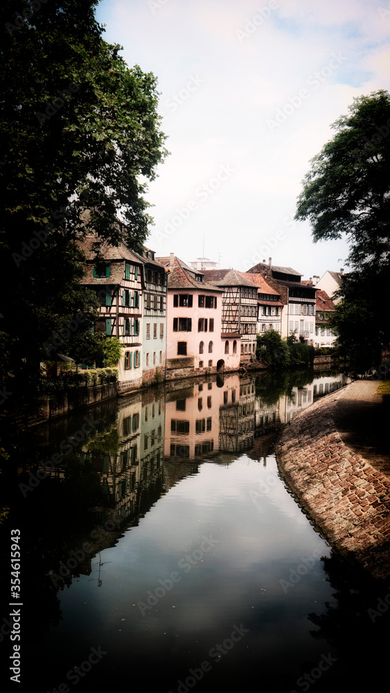 Viertel Petite France in Straßburg, Frankreich, Europa