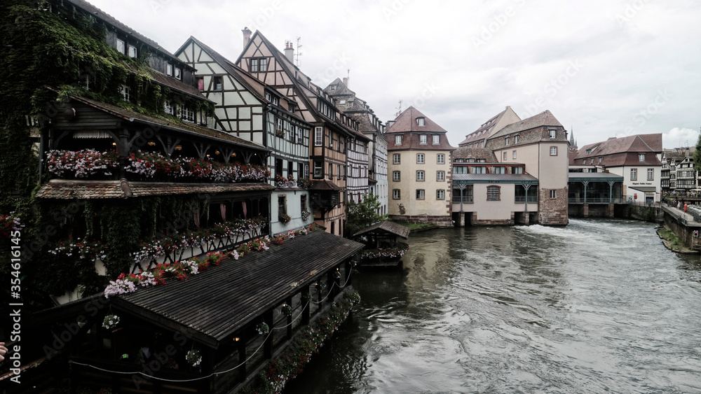 Viertel Petite France in Straßburg, Frankreich, Europa