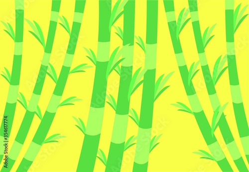 bamboo background so cool and clean © YakuUlun