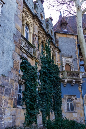 Canvas Print Vertical shot of the MezÅ‘gazdasÃ¡gi Museum in Budapest, Hungary
