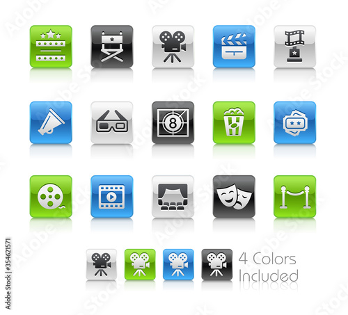 Free Download Film Industry and Theater Icons // Clean Series - GFXLoad