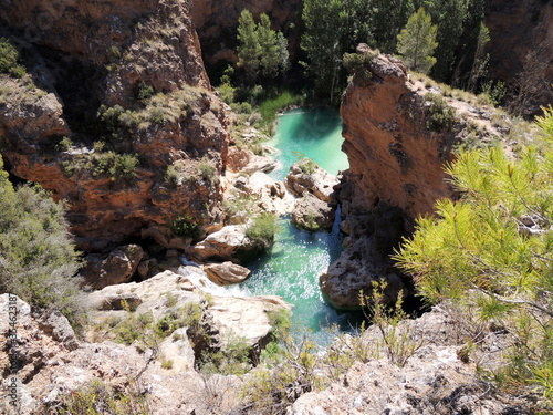 Las Chorreras del Cabriel near Endíganos, in the province of Cuenca. Castilla la Mancha. Spain photo