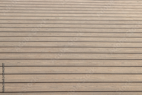 Wooden pier on the beach, copy space photo