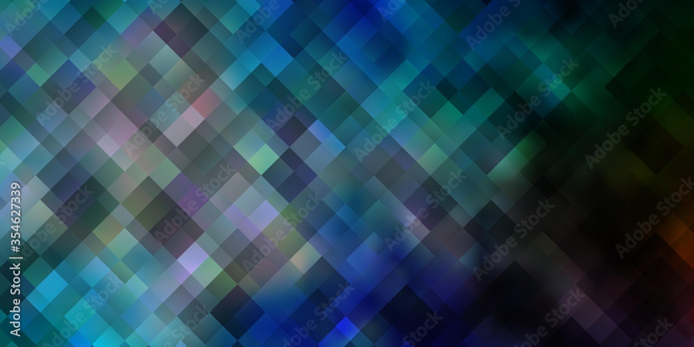 Light Blue, Green vector background with rectangles. Light Blue, Green vector background with rectangles.