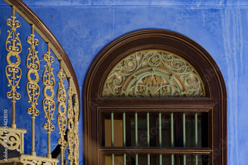 detail of a iron stair in The Blue Mansion in George Town  Penang