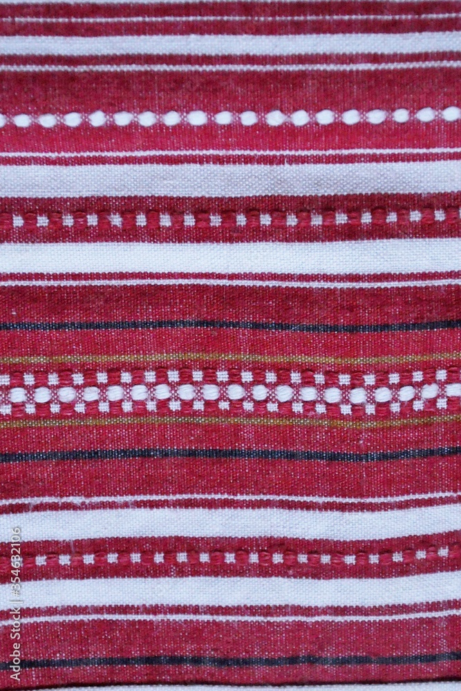 knitted fabric with red stripes knitted fabric with red stripes