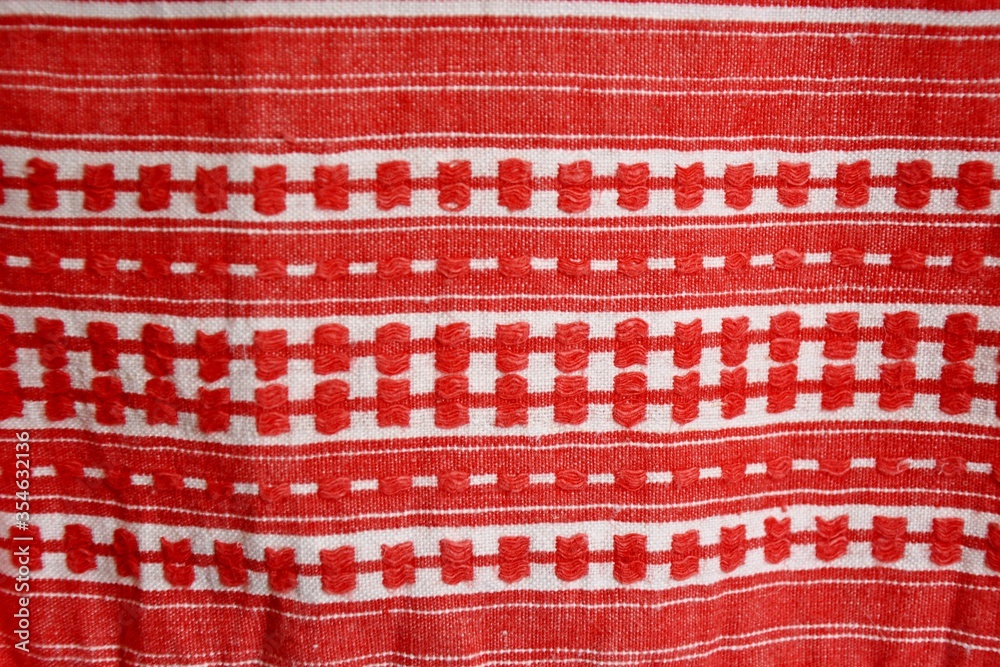 knitted fabric with red stripes knitted fabric with red stripes