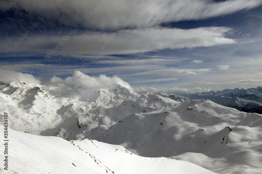 Les Menuires Three Valleys Ski Region French Alps France