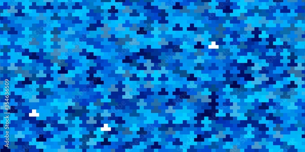 Fototapeta premium Light BLUE vector template in rectangles. Abstract gradient illustration with rectangles. Modern template for your landing page.