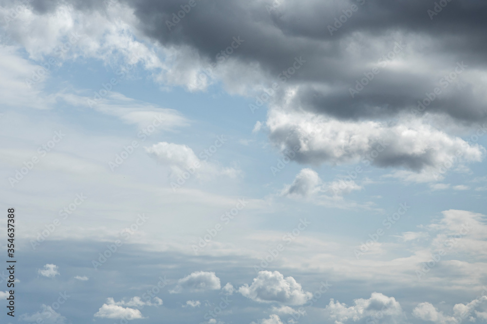 The background texture and dramatic sky with low clouds The background texture and dramatic sky with low clouds