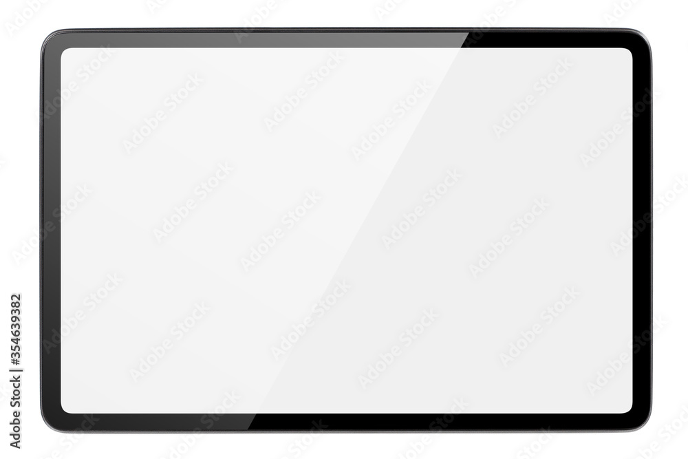 Modern tablet computer, isolated on white background Modern tablet computer, isolated on white background