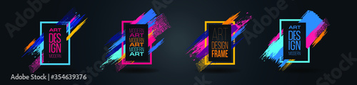 vector illustration. time giveaway banner vector. Set of graphic design for posters, flyers. win vector