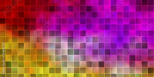 Light Multicolor vector layout with lines, rectangles.