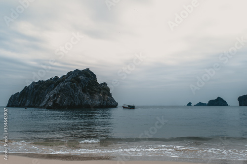 Mountains in Ha Long Bay  Vietnam