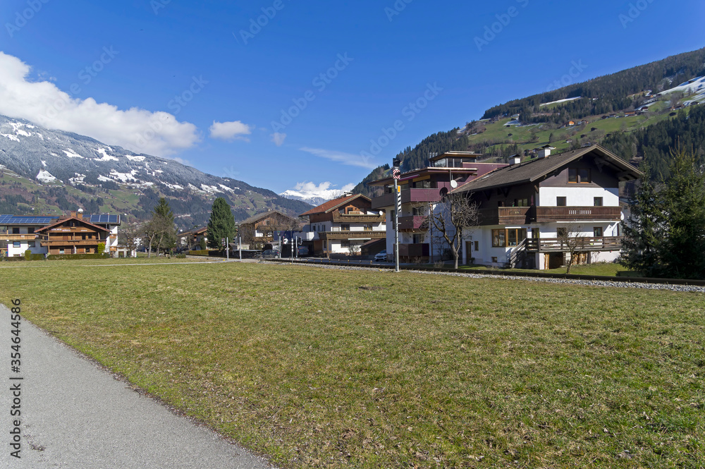 Small town in the Austrian Alps.