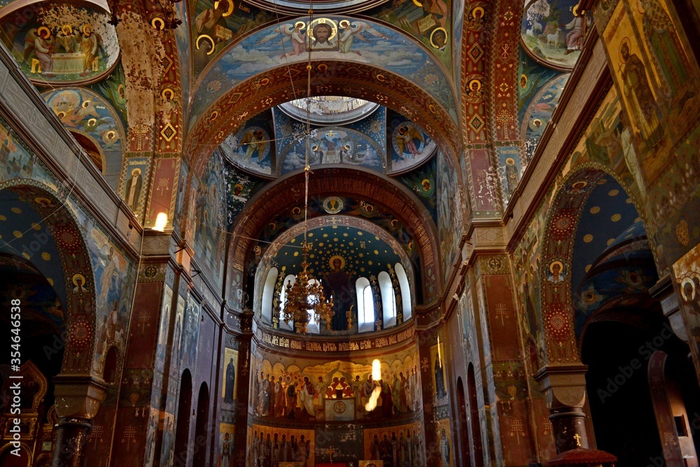 Novoafonsky monastery frescoes of Abkhazia