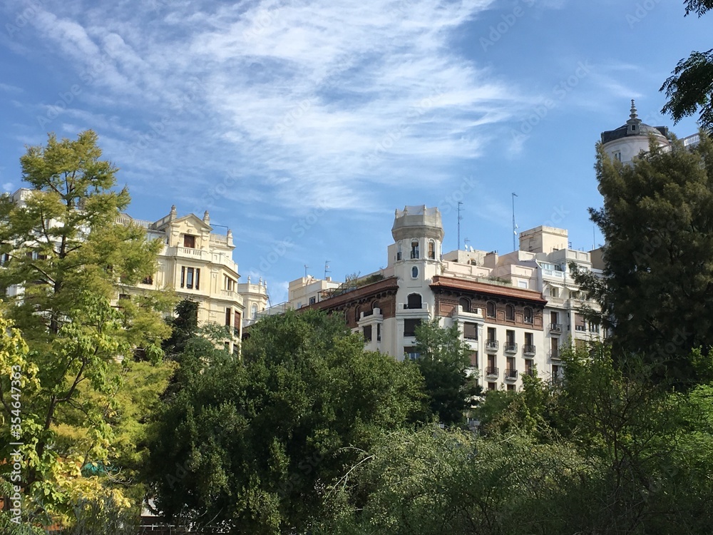 Madrid desde el Jardín Botánico