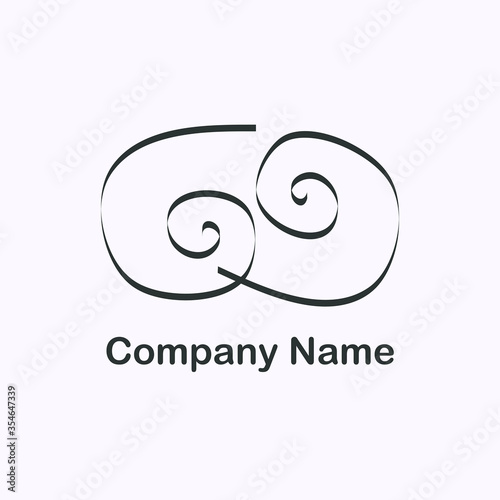 sixty nine logo vector design illustration. logo icon symbol and template