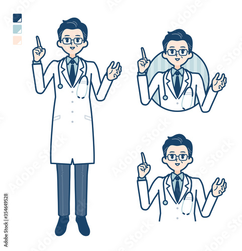 simple Doctor old man_speaking