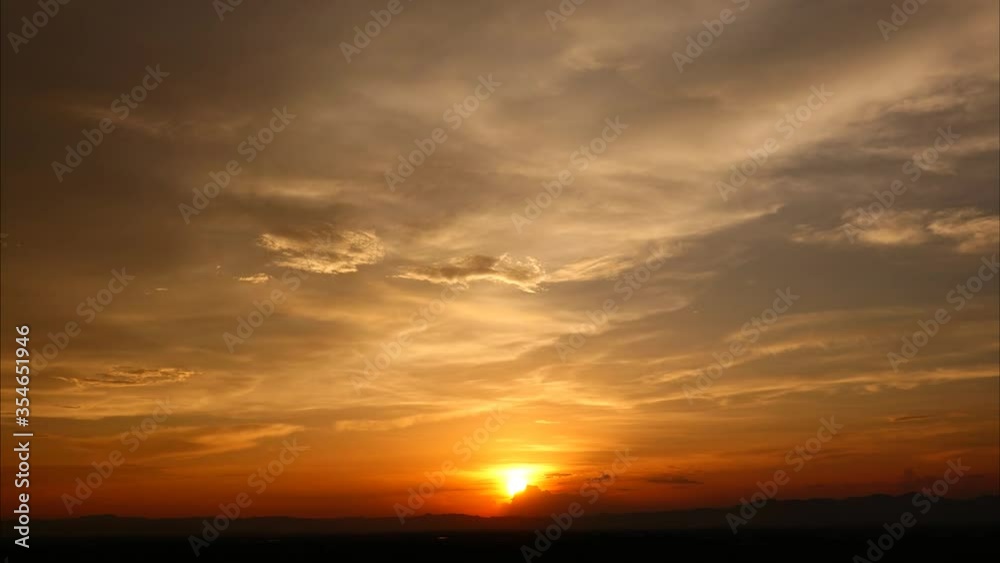 Time Lapse of Sunset with Colorful dramatic sky Time Lapse of Sunset with Colorful dramatic sky