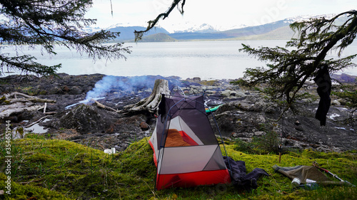 kayak camping Alaska