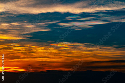 sunset in the clouds © Chana