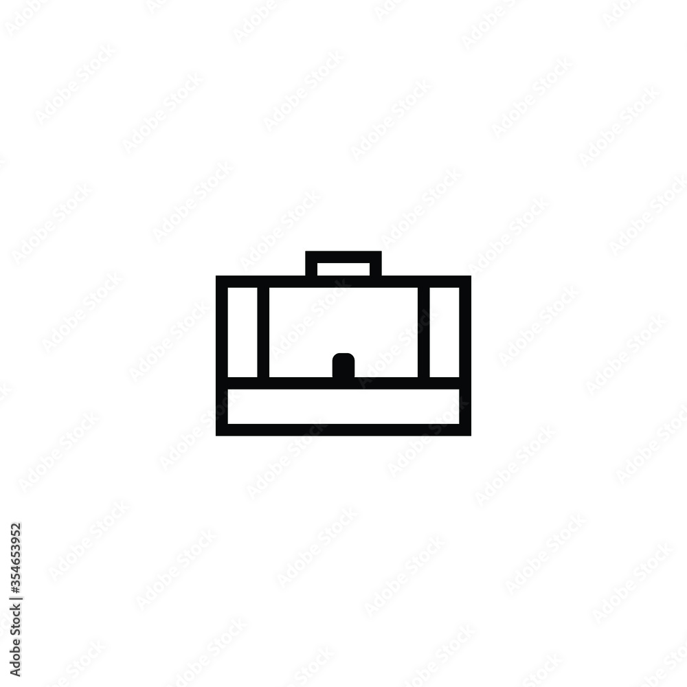 Suitcase Briefcase vector icon Suitcase Briefcase vector icon