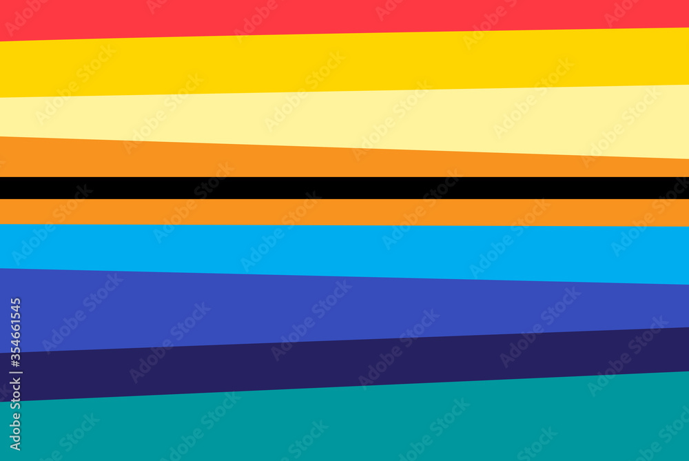 Vector illustration with graphic linear waves and strokes Vector illustration with graphic linear waves and strokes