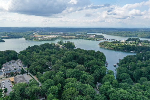 Aerial view of Clemson South Carolina © Rick Lohre