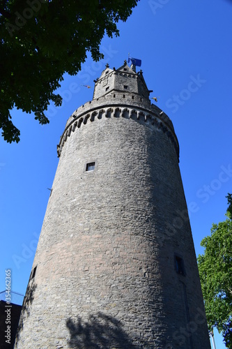 alter runder Turm der Stadtmauer Andernach photo