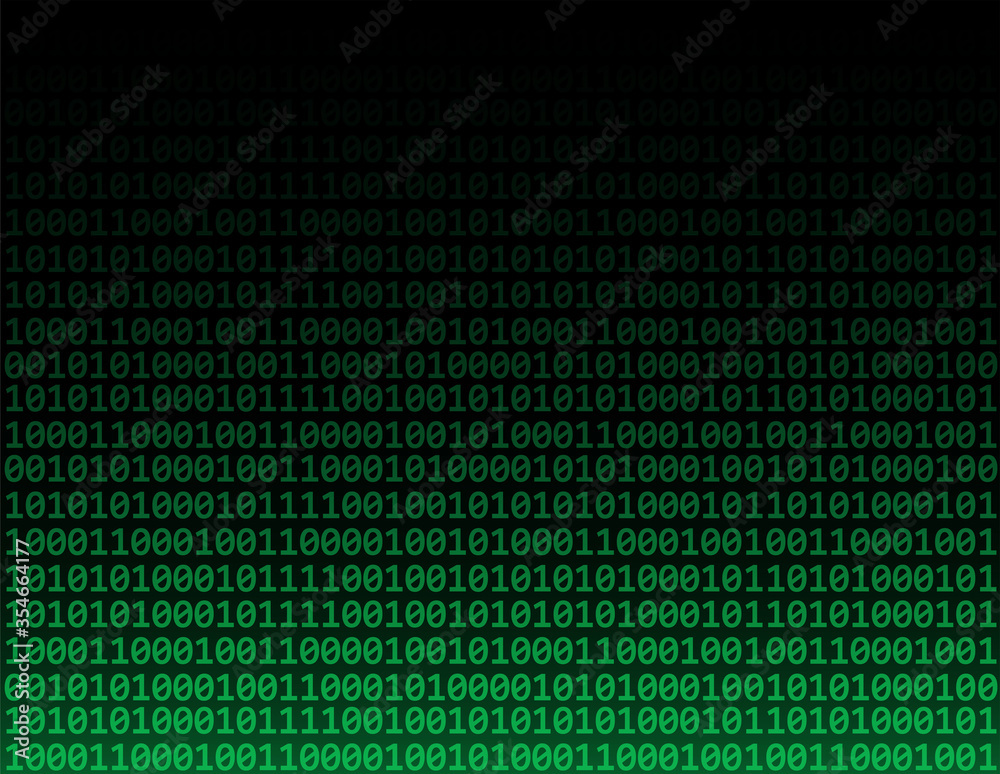 Binary code digital numbers.technology and digital green background. vector. Binary code digital numbers.technology and digital green background. vector.