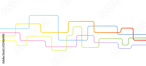 linee, intrecciate, zig zag, connessione