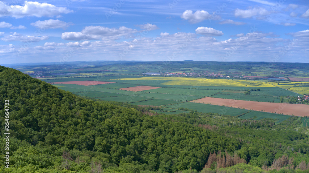 Obraz premium Kyffhäuser. Vogelperspektive. 