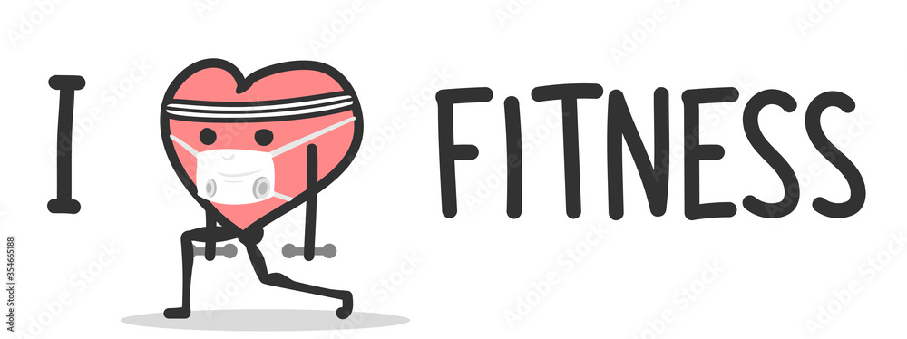 Cartoon heart character doing fitness. To see the other vector heart character illustrations , please check Cartoon Heart Characters collection. Cartoon heart character doing fitness. To see the other vector heart character illustrations , please check Cartoon Heart Characters collection.